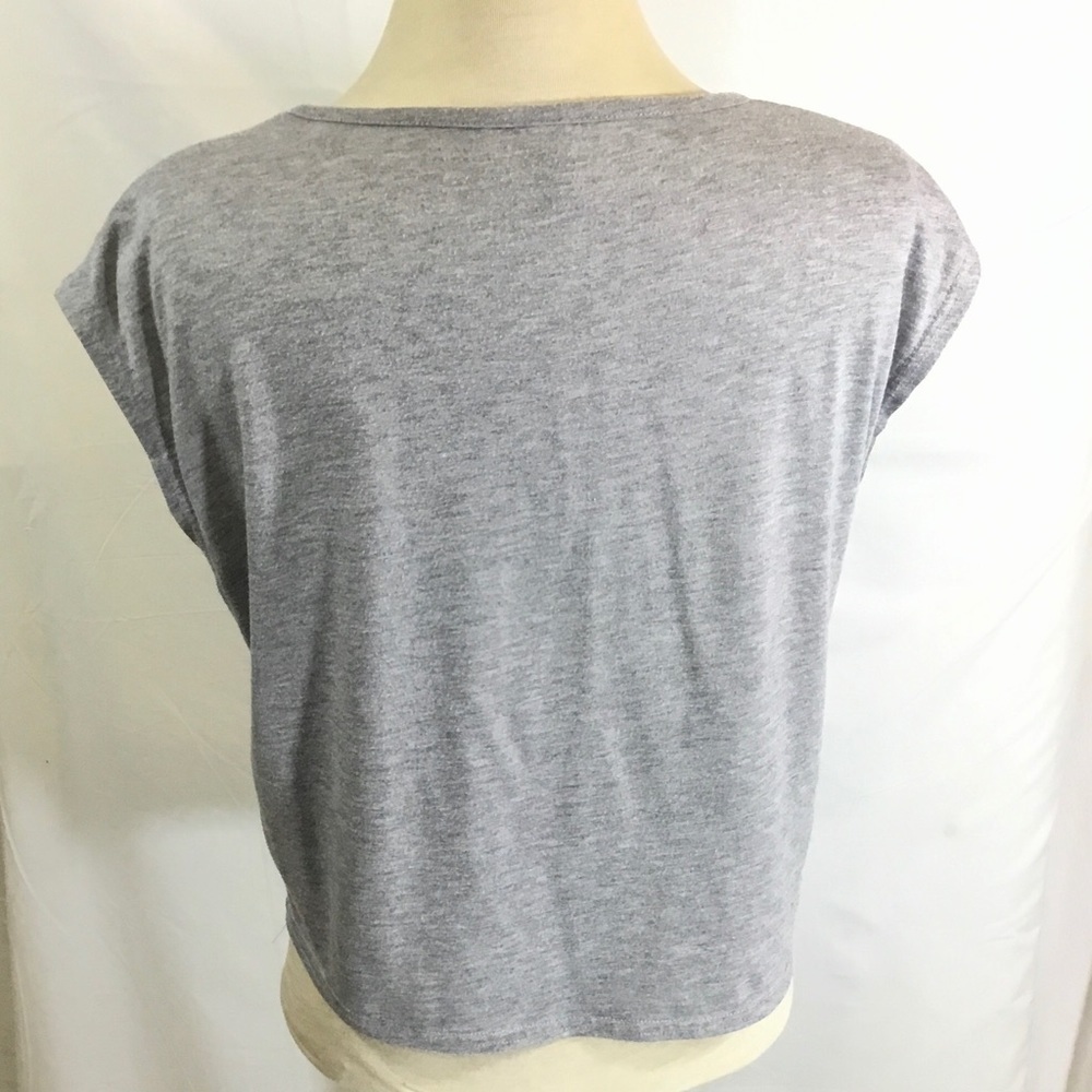 Divided H&M Gray Crop Top Junior - Picture 5 of 6